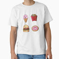 Kawaii Fast Food, Turquoise by christinaashman Unisex , , , Long Sleeve Tee