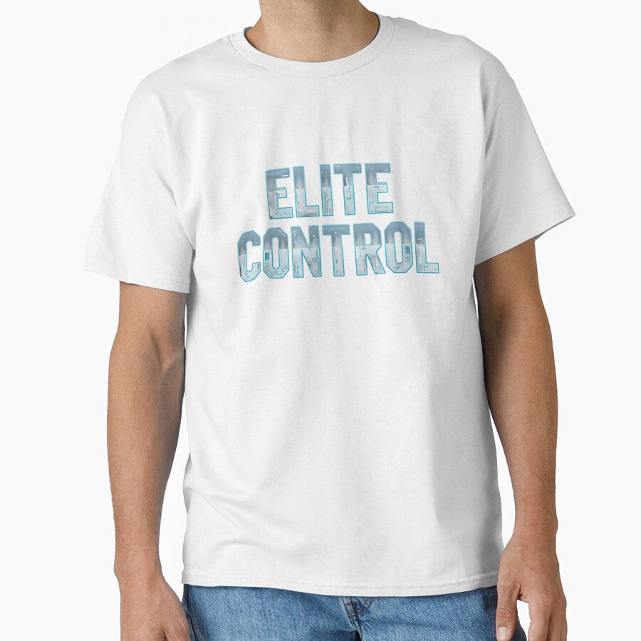Elite Control – Competitive Gamer Typography Design by VireonTees