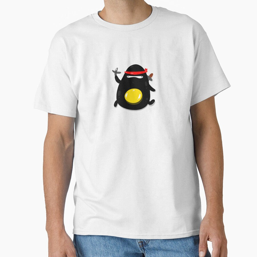 Eggously Ninja | Funny Kawaii Egg by eggously Unisex , , , Long Sleeve Tee