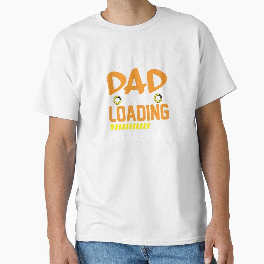 Dad Jokes, Perfect Birthday Gift, Dad Joke Loading Please Wait by DamARTi-Studio Unisex , , , Long Sleeve Tee