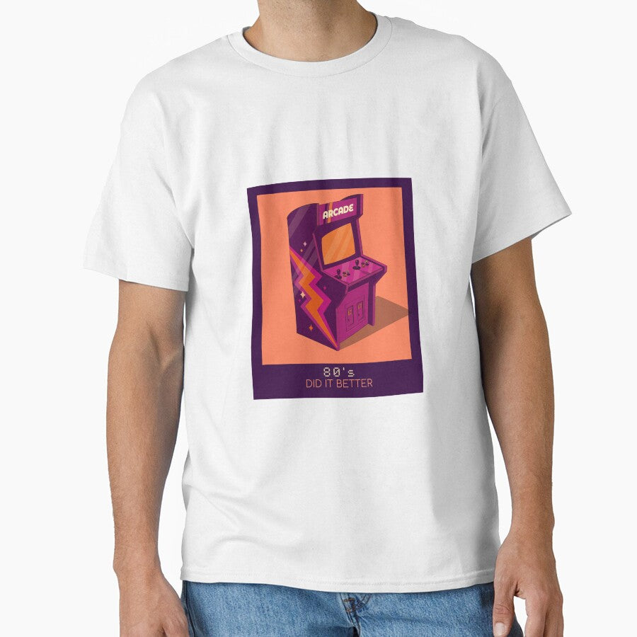 80s DID IT BETTER ARCADE by DanielAshirts Unisex , , , Long Sleeve Tee