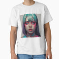 Pop Art Anime Bold Color Poster | Dark Cyberpunk Anime Design by Joy-boy-op Unisex , , , Long Sleeve Tee