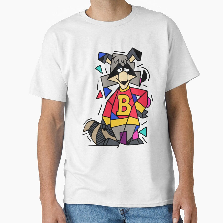 Bert from The Raccoons in Abstract Style by ToniMacarroni Unisex , , , Long Sleeve Tee