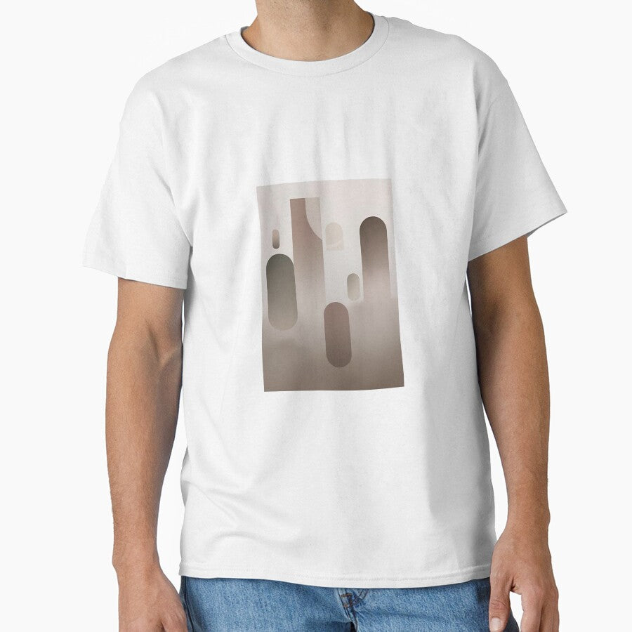 Soft Geometric Arches and Shapes in Muted Earth Tones by Monascreativeempire