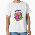 Cartoon Burger by Moni3572 Unisex , , , Long Sleeve Tee