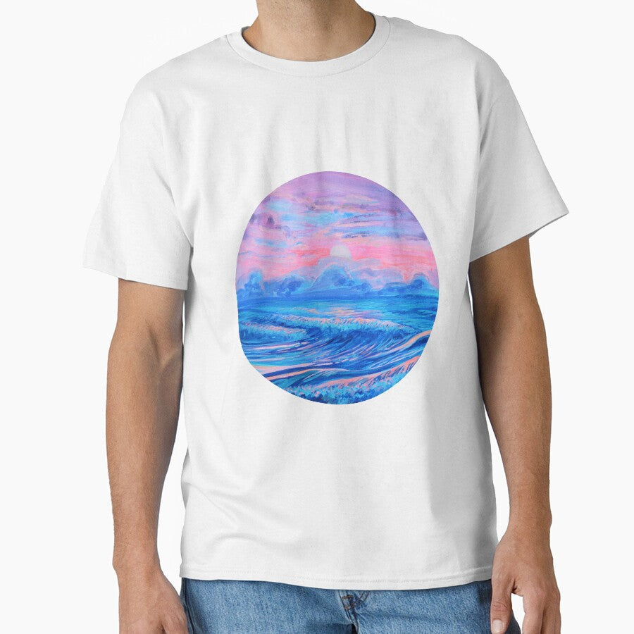 Cotton Candy sunset by Byearion Unisex , , , Long Sleeve Tee
