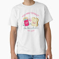 You Are Totally My Jam – Cute Bread & Jam Pun Sticker by Novel Works Studio Unisex , , , Long Sleeve Tee