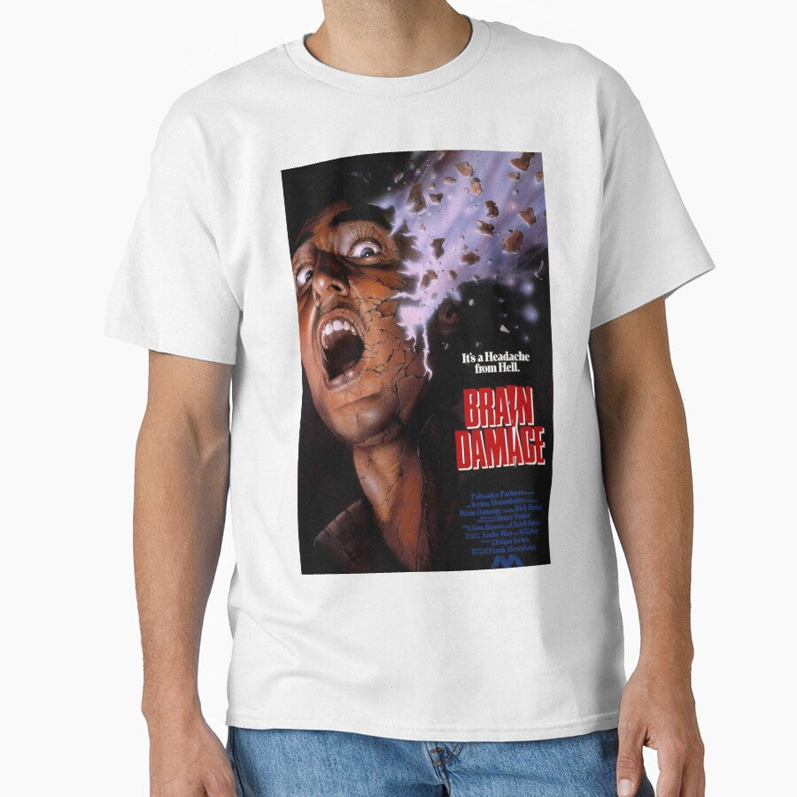 Brain Damage (1988) by Zip 56k Unisex , , , Long Sleeve Tee