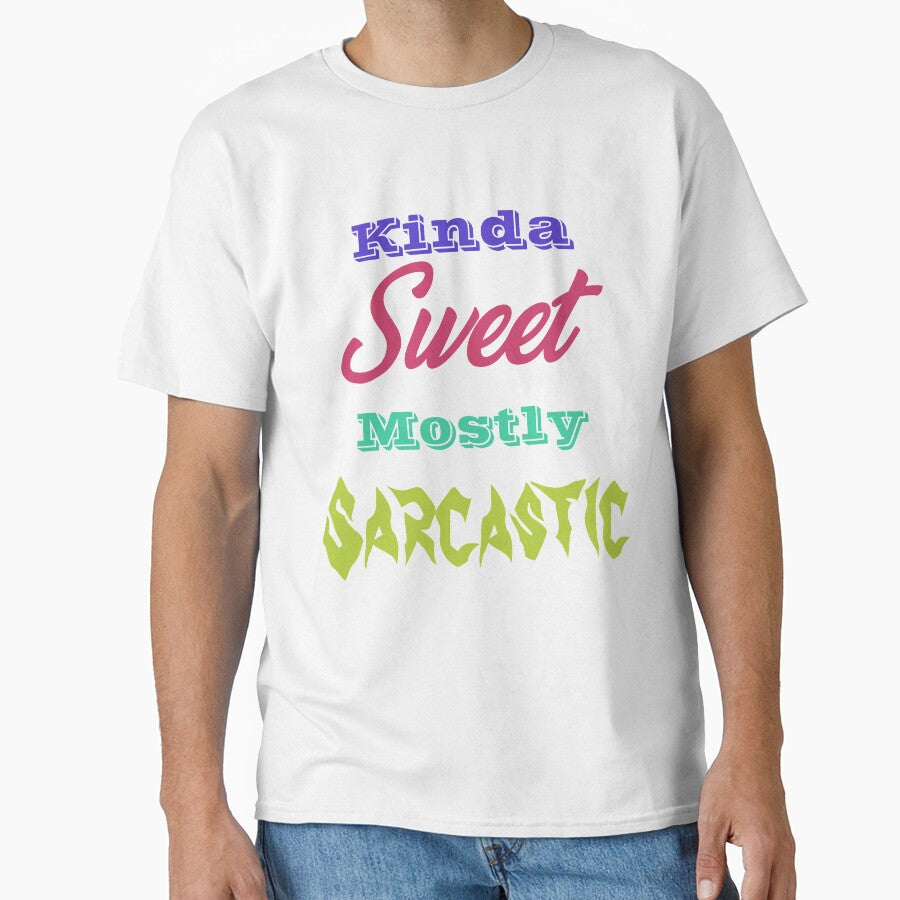 Kinda Sweet Mostly Sarcastic by Lartheviking Unisex , , , Long Sleeve Tee