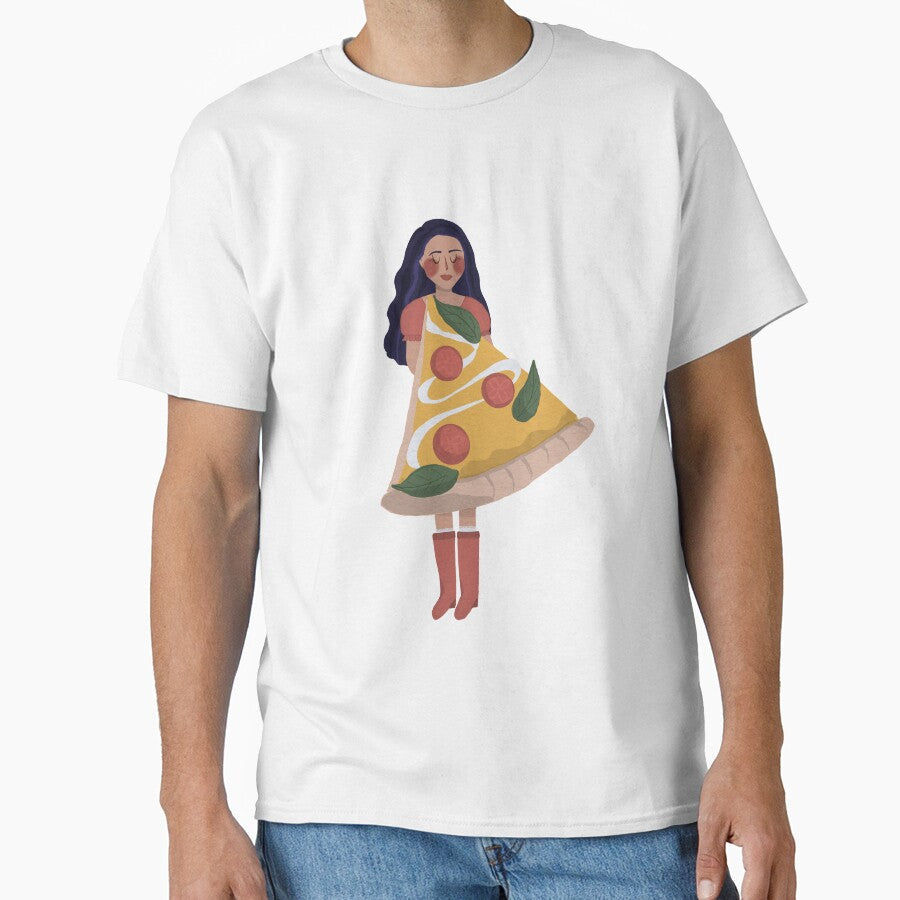 National Pizza Day Slice of Pizza by miljusa Unisex , , , Long Sleeve Tee