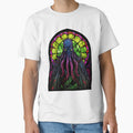 The Mindflayer of Stained Glass by curiographer Unisex , , , Long Sleeve Tee