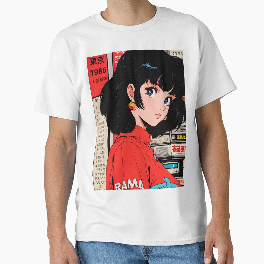 Classic anime retro vintage cute by Anime-rewind Unisex , , , Long Sleeve Tee