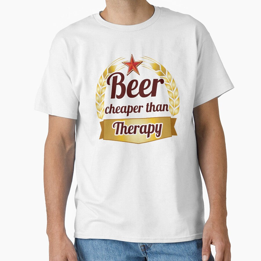 Beer Design | Beer Therapy by OhBoyLoveIt Unisex , , , Long Sleeve Tee