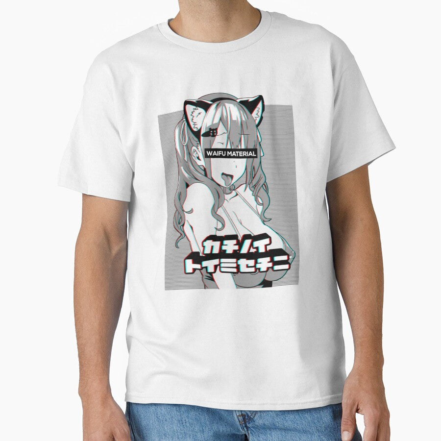 Waifu material by YunoDBD Unisex , , , Long Sleeve Tee