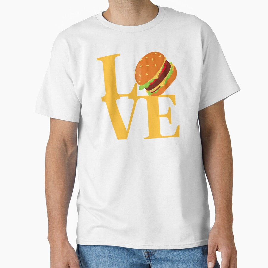 Love Burger Cheeseburger Bun Lover - Philadelphia Pop Culture by el-em-cee Unisex , , , Long Sleeve Tee