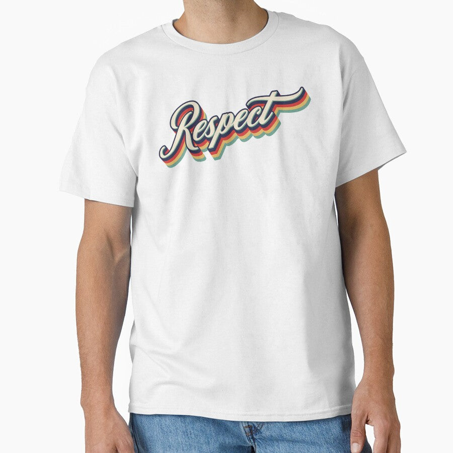 Retro Vintage Respect by Whimsical Thinker Unisex , , , Long Sleeve Tee