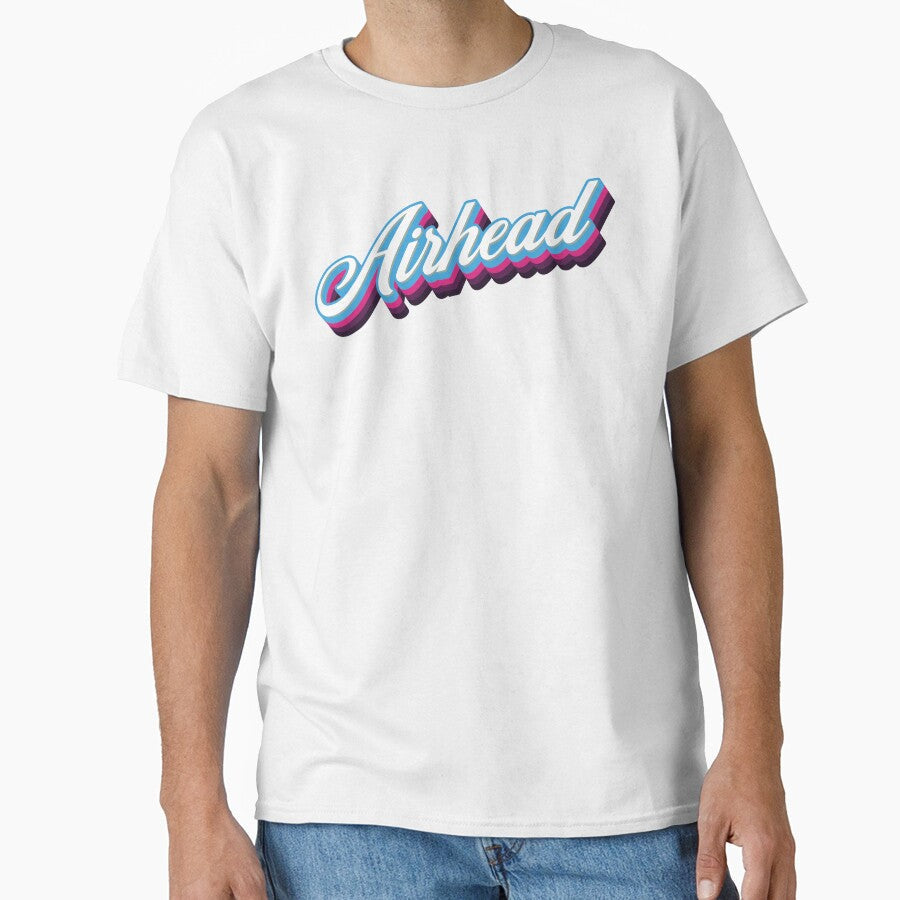 Airhead - 80s Sarcastic Quote by Whimsical Thinker Unisex , , , Long Sleeve Tee