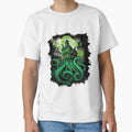 Miskatonic Cthulhu Comic by Organic Creeps Unisex , , , Long Sleeve Tee