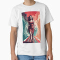 woman in red by GFORCE_SHOP Unisex , , , Long Sleeve Tee