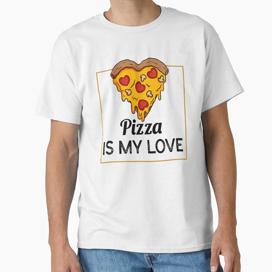 Pizza Is My Love by RheaRealm Unisex , , , Long Sleeve Tee