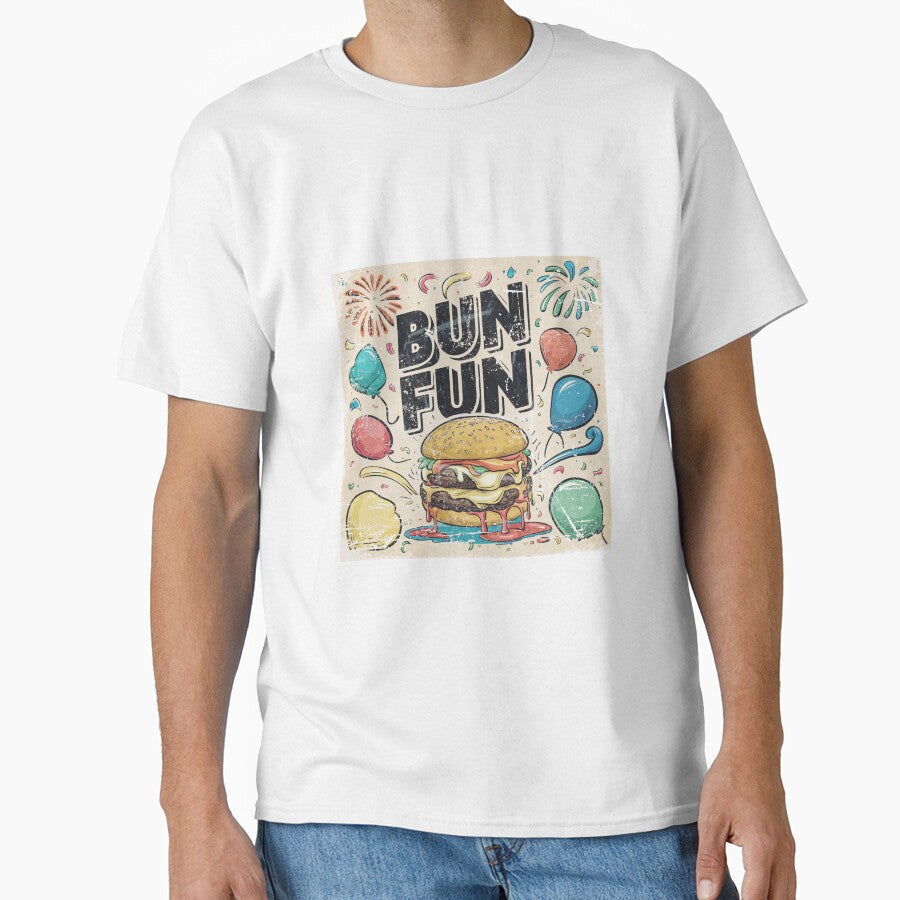burger day art with text and classic vibe by BKSARYLIFE Unisex , , , Long Sleeve Tee