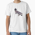 pigeon on a skateboard meme by jennachristen Unisex , , , Long Sleeve Tee