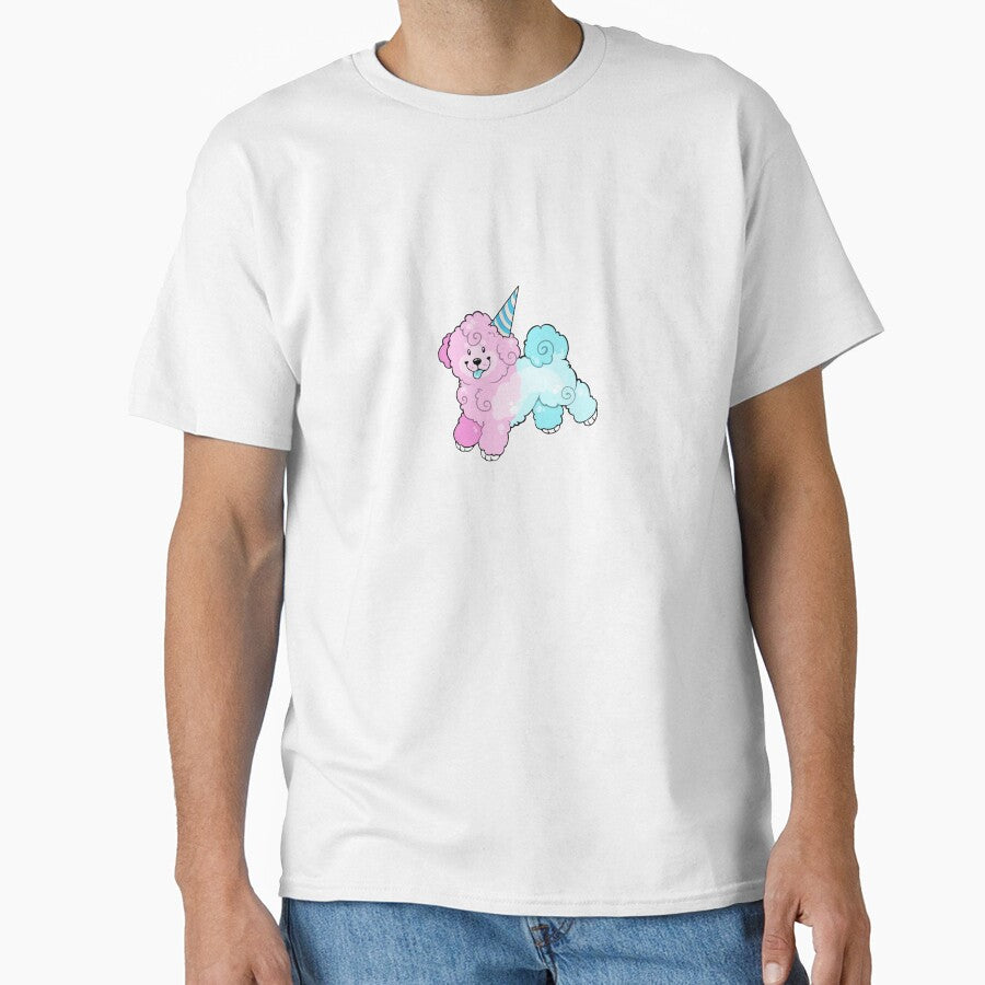 Cotton Candy Bichon by Delirious Artz Unisex , , , Long Sleeve Tee