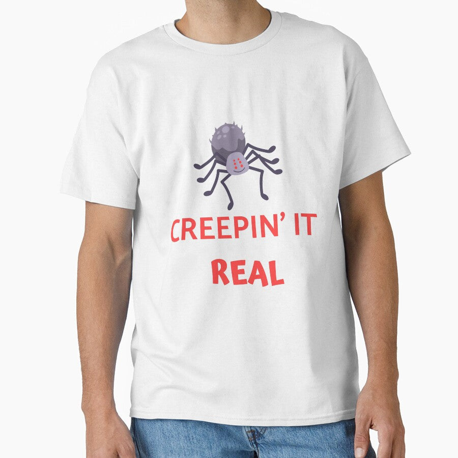Creepin' It Real Pun by Pun Intended Unisex , , , Long Sleeve Tee