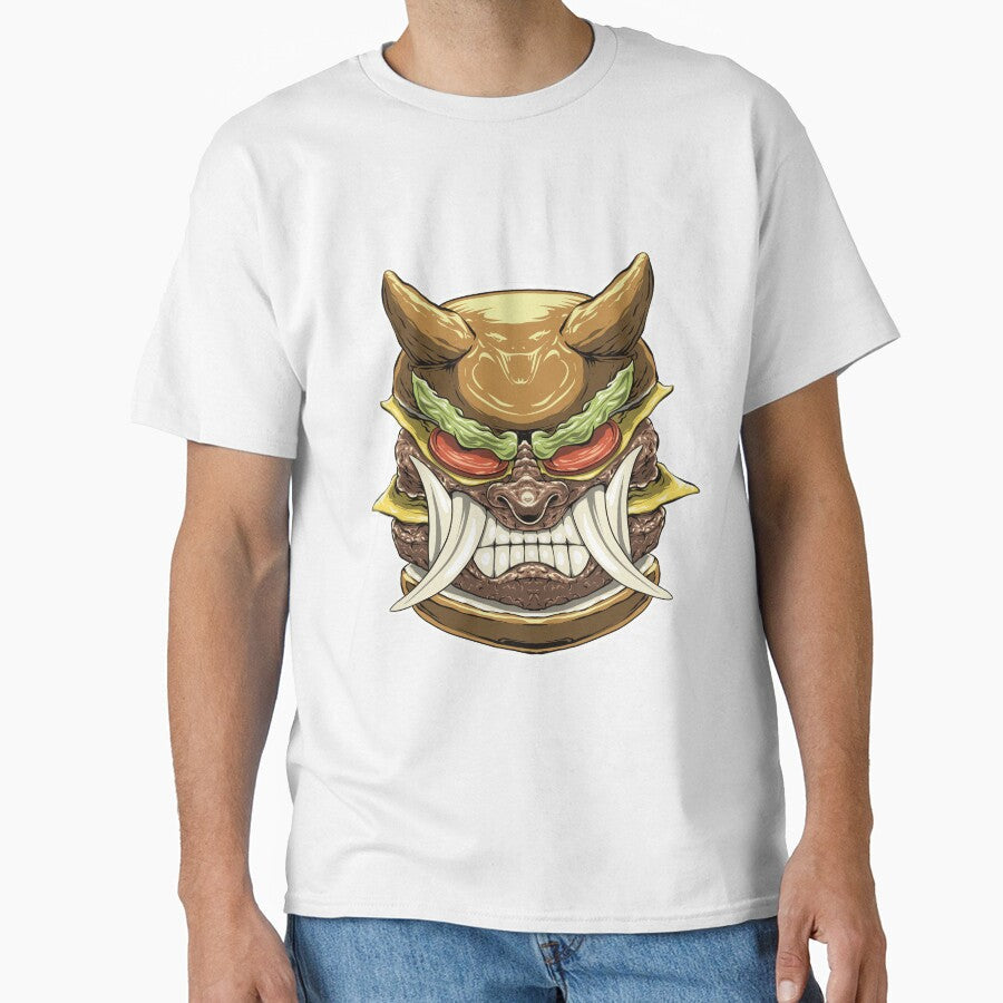 DEVIL BURGER by sooeycide Unisex , , , Long Sleeve Tee