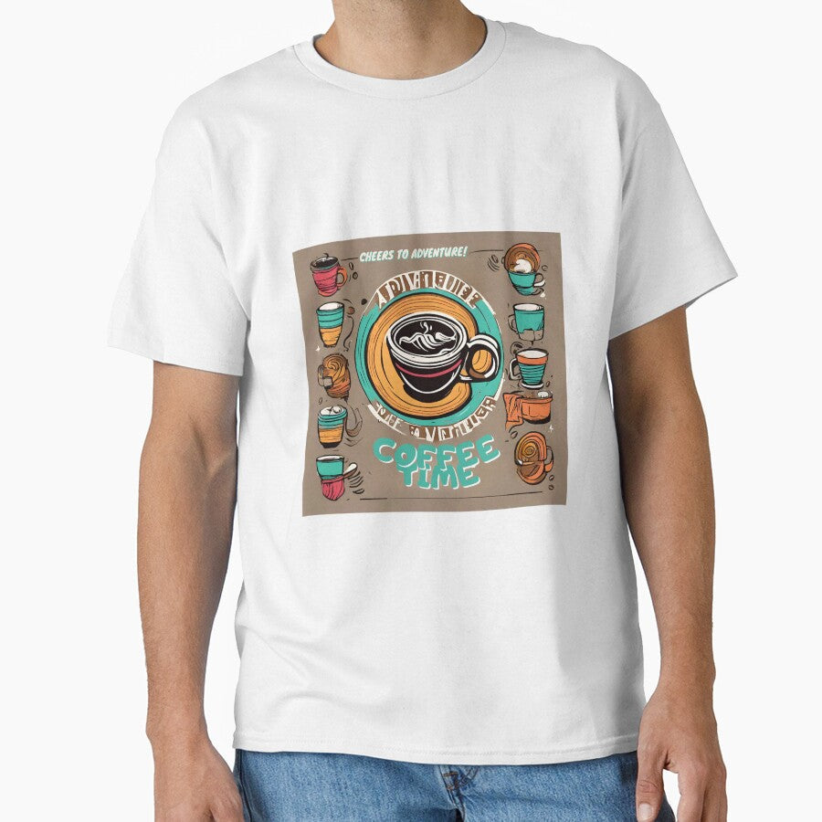 Coffee Time - Cheers to adventure! by BeeG2024 Unisex , , , Long Sleeve Tee