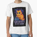 Kawaii Chaos Cat – Gravity Is My Hobby by catastrocat Unisex , , , Long Sleeve Tee