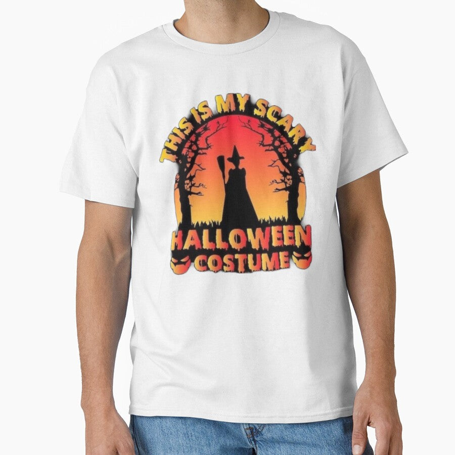 Halloween costume with 3D words premium by Domrachid Unisex , , , Long Sleeve Tee
