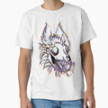 Trippy furry skulldog by paintingflames