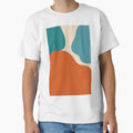 Retro Abstract Shapes – Minimalist Earth Tone Art by weirdfishes123