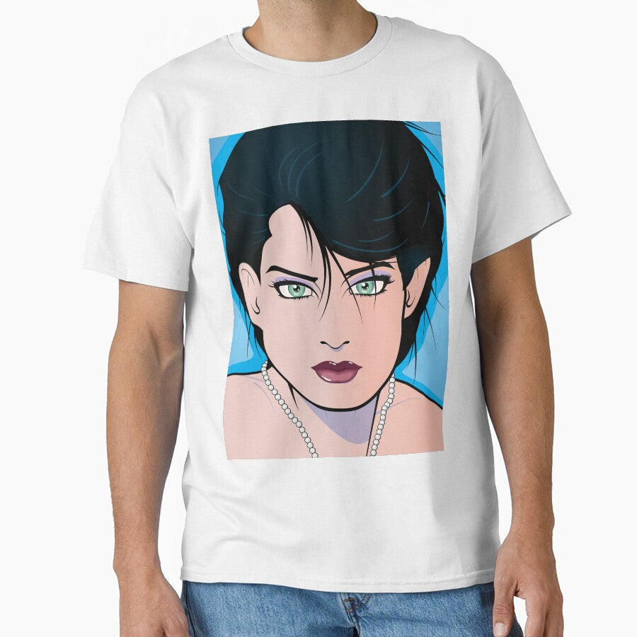 Pop Art Beautiful Woman Angie Pop Art Girl by Frank Schuster Unisex , , , Long Sleeve Tee