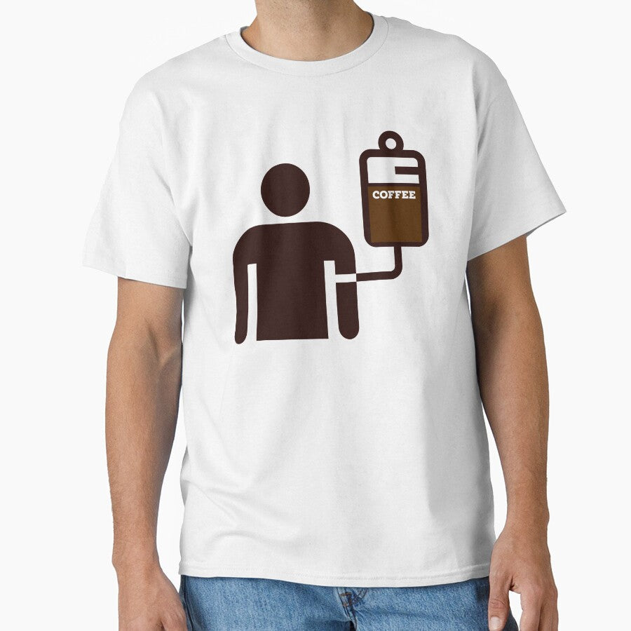 Intravenous Coffee by BeansHotTees Unisex , , , Long Sleeve Tee