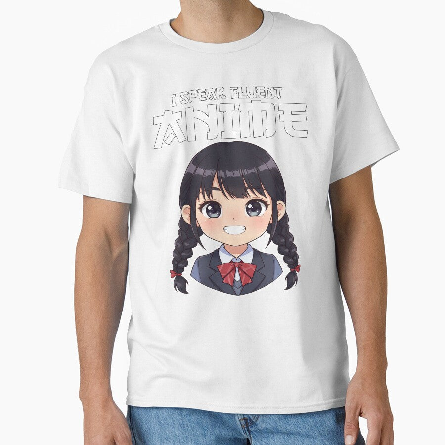 I SPEAK FLUENT ANIME - ANIME GIFT by KEF Custom Unisex , , , Long Sleeve Tee