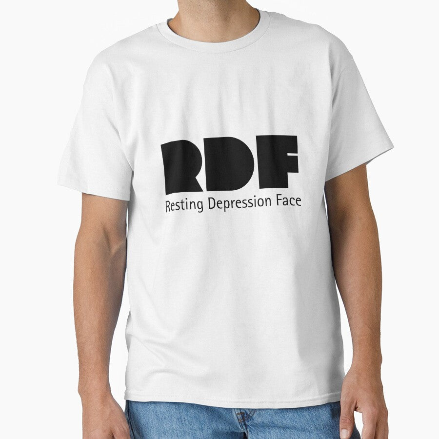 Resting Depression Face | Funny & Relatable Mental Health Humor by Vibe Collective Apparel