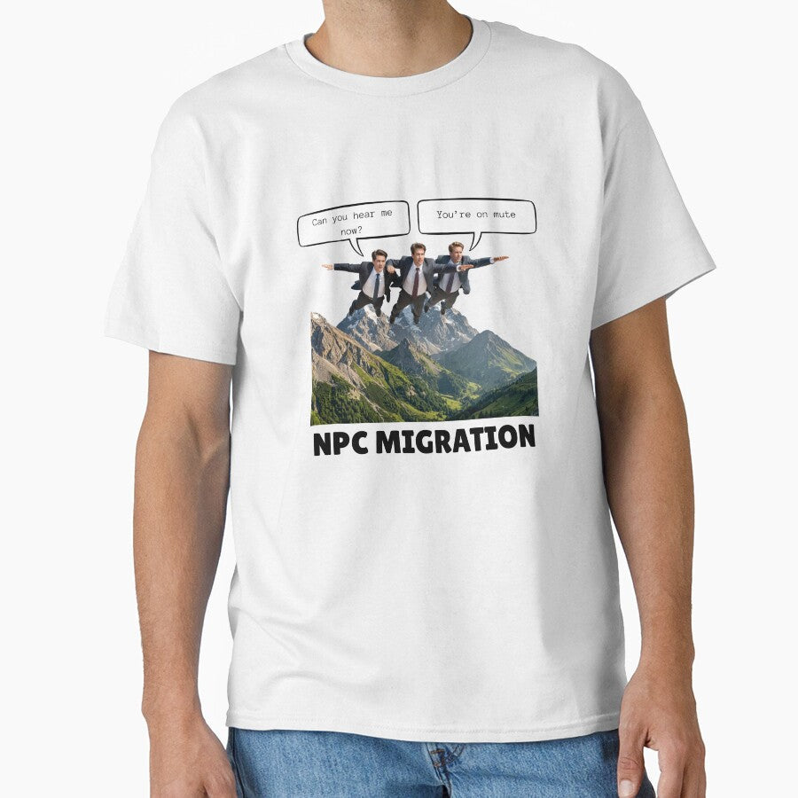 NPC Migration by Quantum4K Unisex , , , Long Sleeve Tee