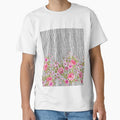 Plaid Flowers by Talip Memis Unisex , , , Long Sleeve Tee