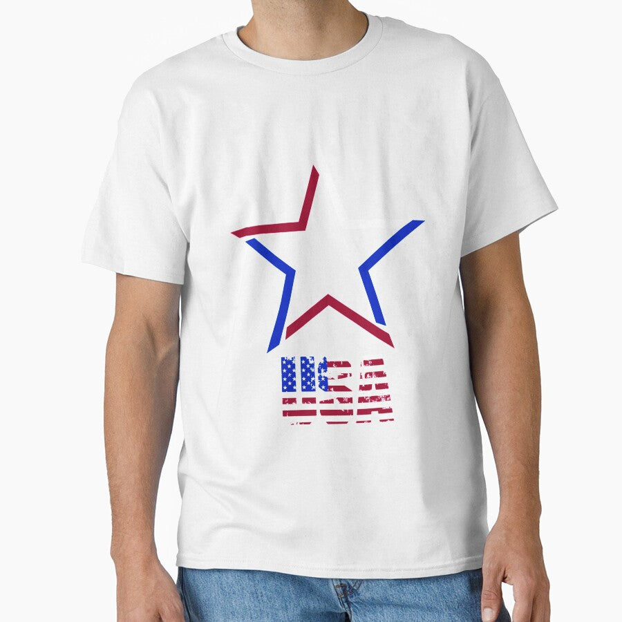 Star | USA for Men and Women by AllStarMerch Unisex , , , Long Sleeve Tee