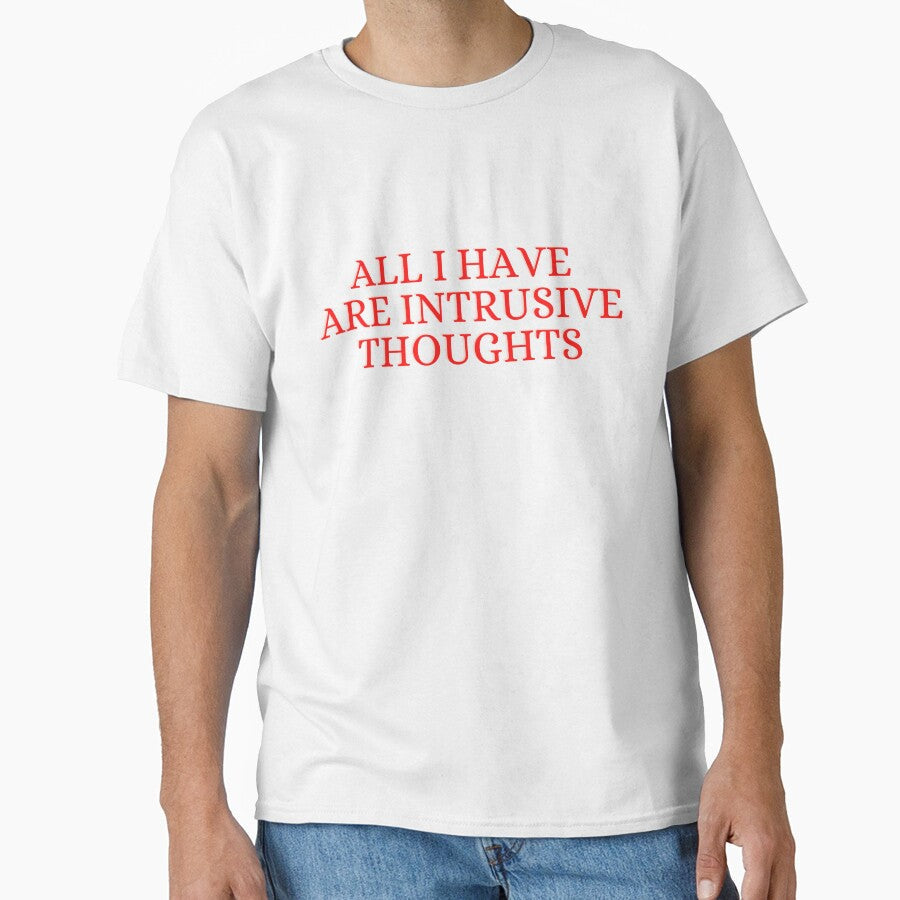 All I have are Intrusive thoughts by BubonicCowboy Unisex , , , Long Sleeve Tee