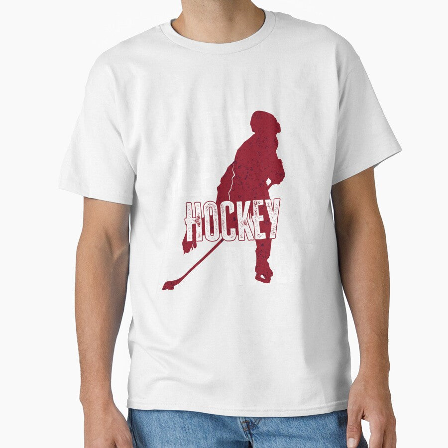 Hockey Life Mantra Tee: Eat, Sleep, Hockey, Repeat by JacontaII Unisex , , , Long Sleeve Tee