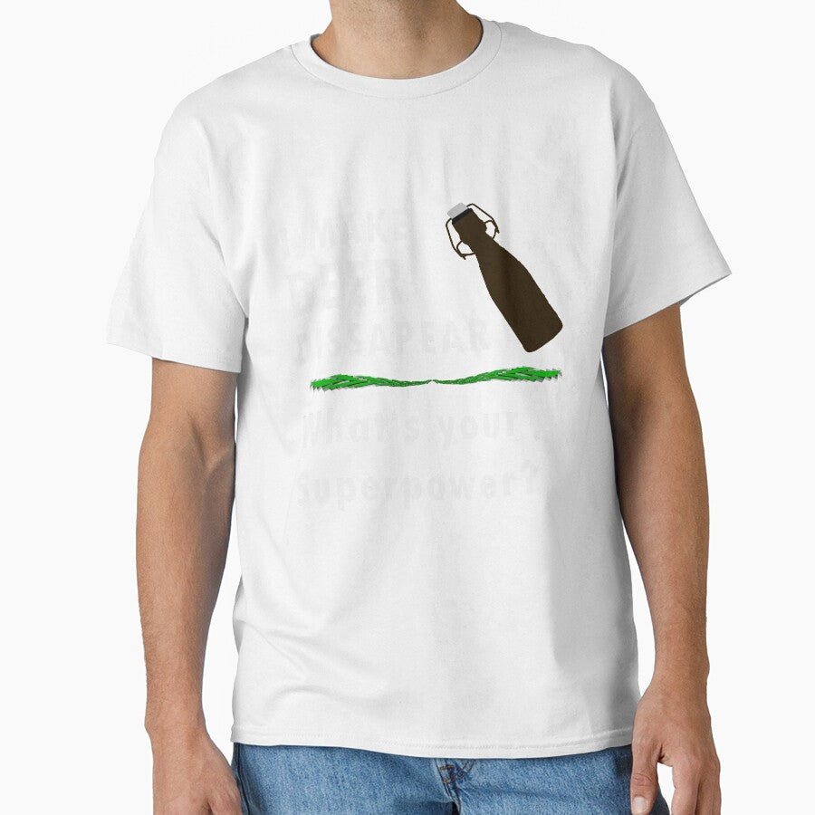 I make beer disappear! What is your superpower? by titanosdesign Unisex , , , Long Sleeve Tee