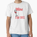 Wine Lover Wine Taster will work for free Gift Idea by haselshirt Unisex , , , Long Sleeve Tee