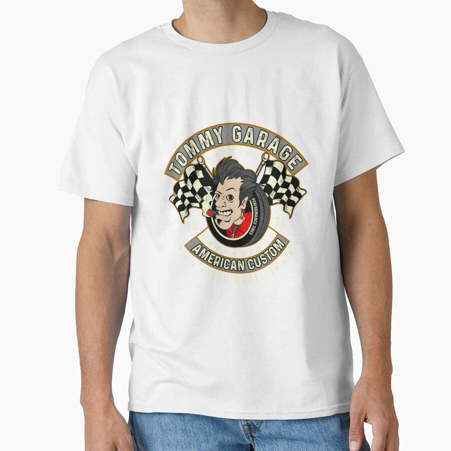 Tommy Garage American Custom by Taz-Clothing Unisex , , , Long Sleeve Tee