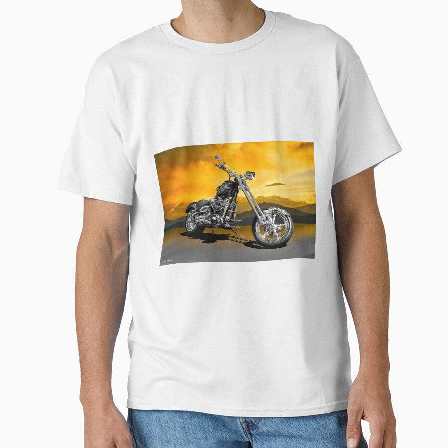 Custom Chopper MC by DaveKoontz Unisex , , , Long Sleeve Tee
