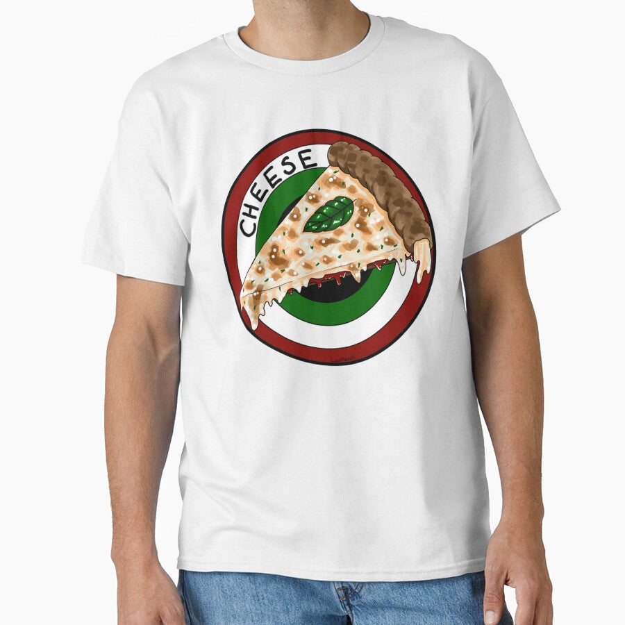 Cheesy Slice of Pizza by LyAnMeArt Unisex , , , Long Sleeve Tee