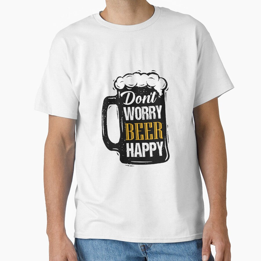 Don't worry beer happy by WaveOcean123 Unisex , , , Long Sleeve Tee