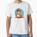 cowboy capybara by Edszart Unisex , , , Long Sleeve Tee